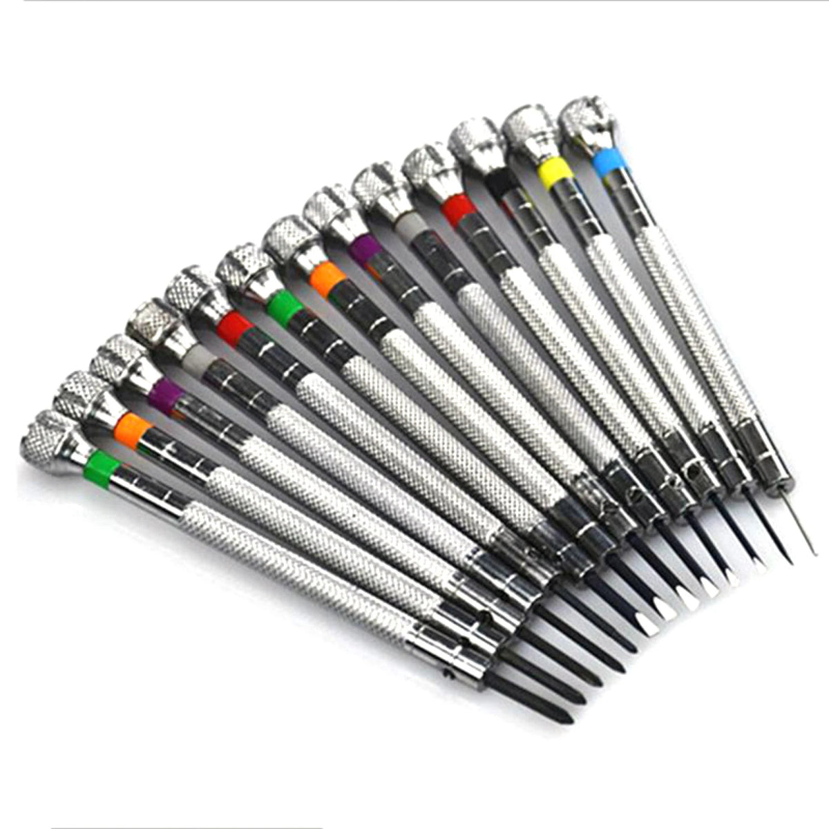Metal Watch Screwdriver Set With Slotted And Phillips Tips