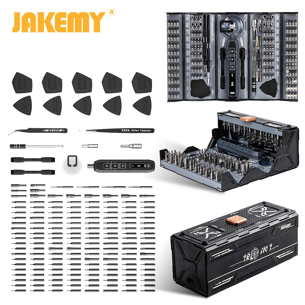 Jakemy 180 In 1 Precision Magnetic Multifunctional Screwdriver Set