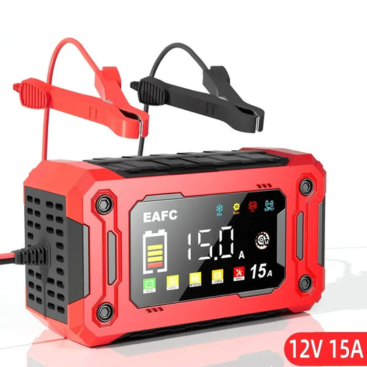 Eafc Smart Battery Charger 12V 15A Pulse Repair Device