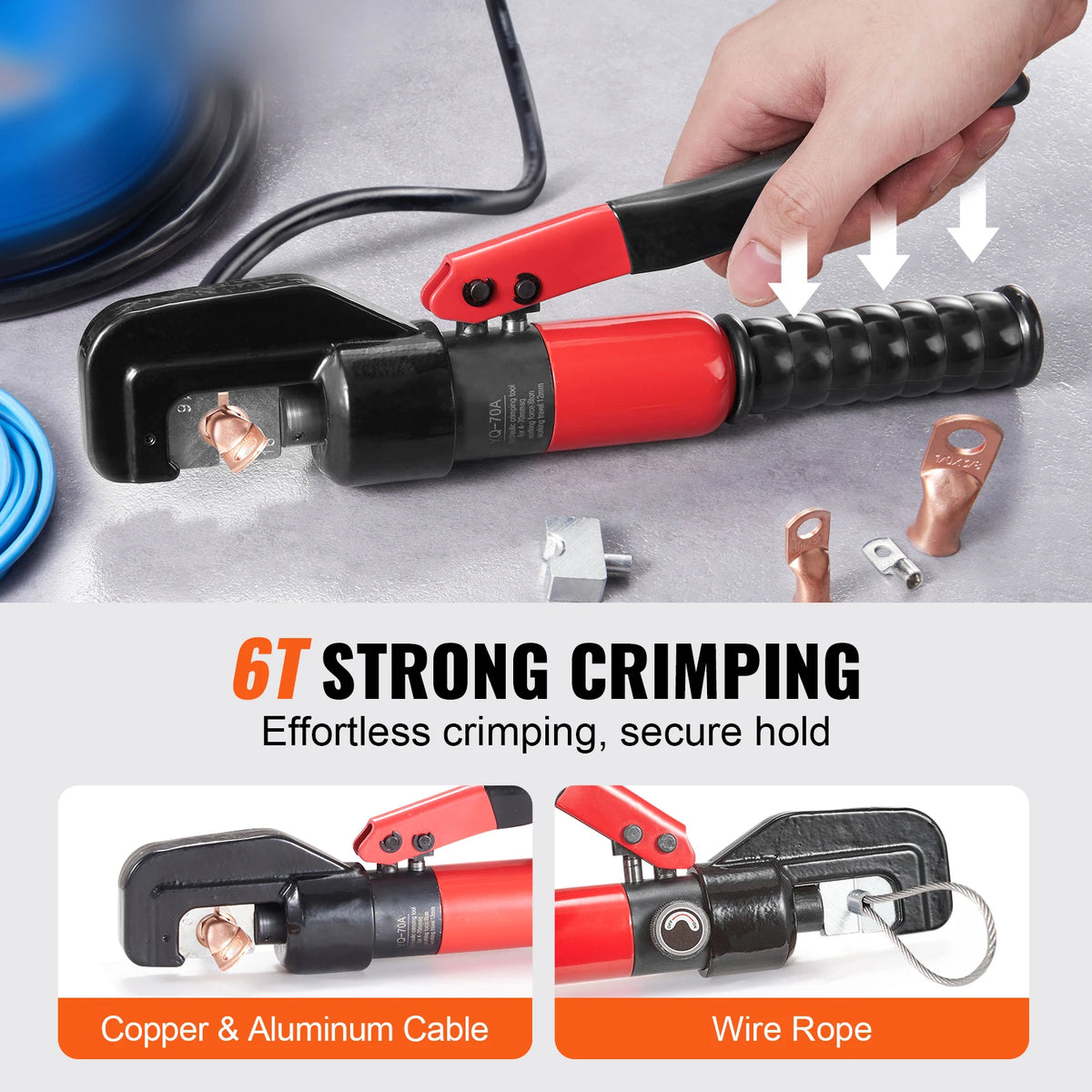 SucceBuy Hydraulic Cable Crimping Tool For Terminals