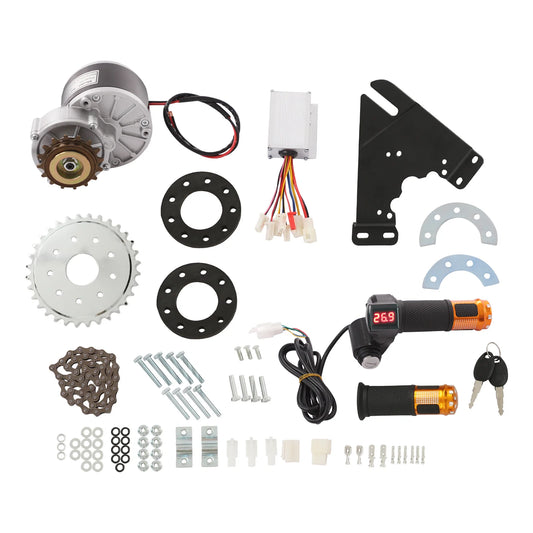 24V 250W Electric Bike Conversion Kit Pure Copper Motor Display