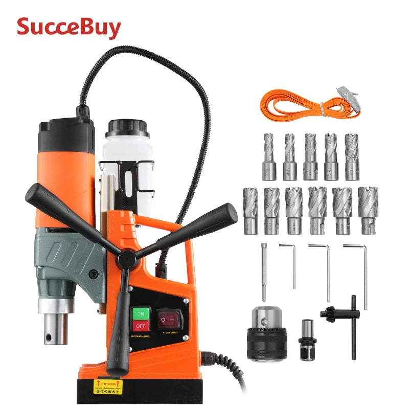 SucceBuy 1450W Portable Magnetic Drill Motor For Industrial Applications