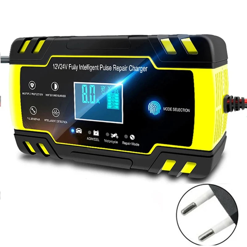 EAFC Automatic 12V 24V 8A Digital LCD Lead Acid Battery Charger