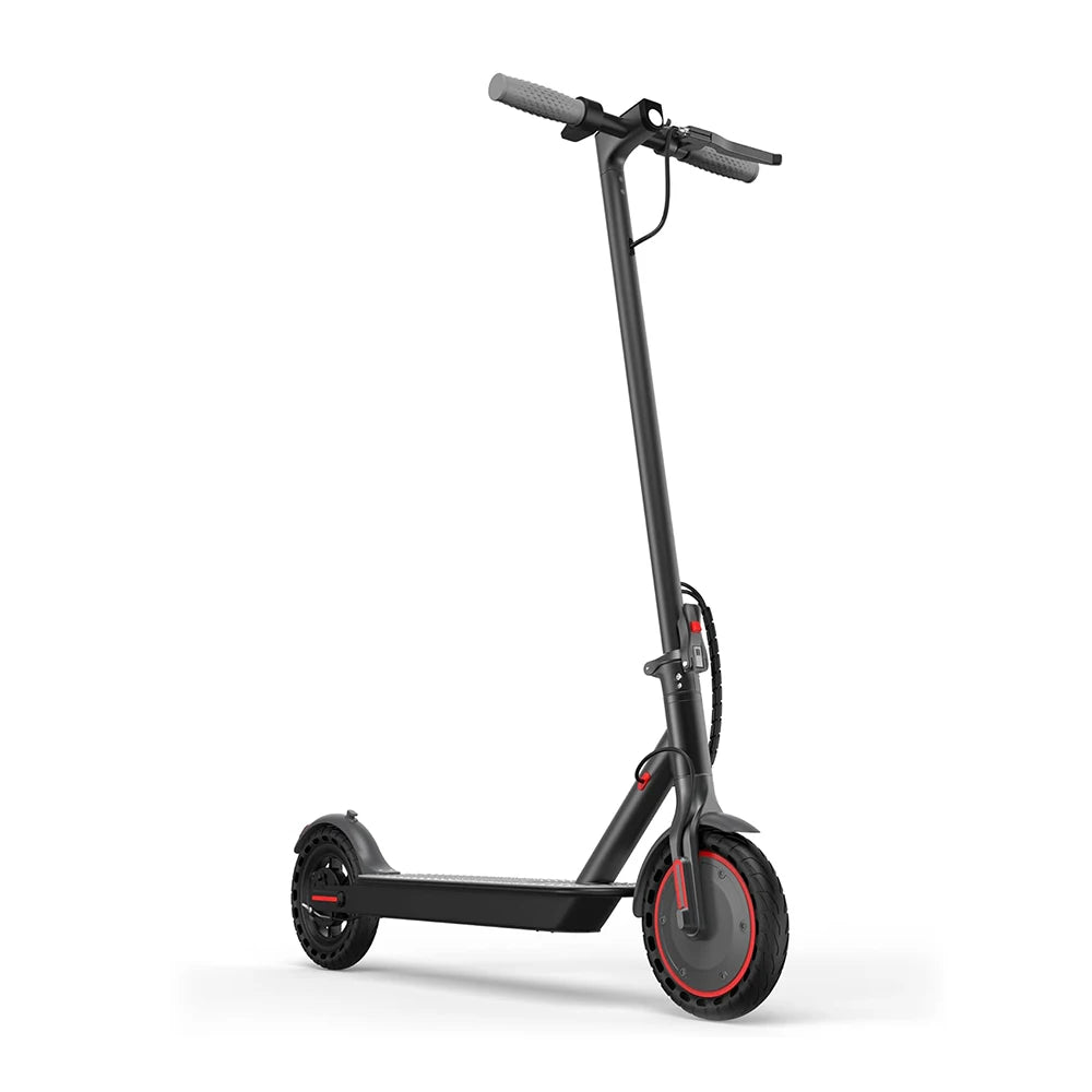 Aovopro Electric Scooter App Control Solid Tire Dual Brakes