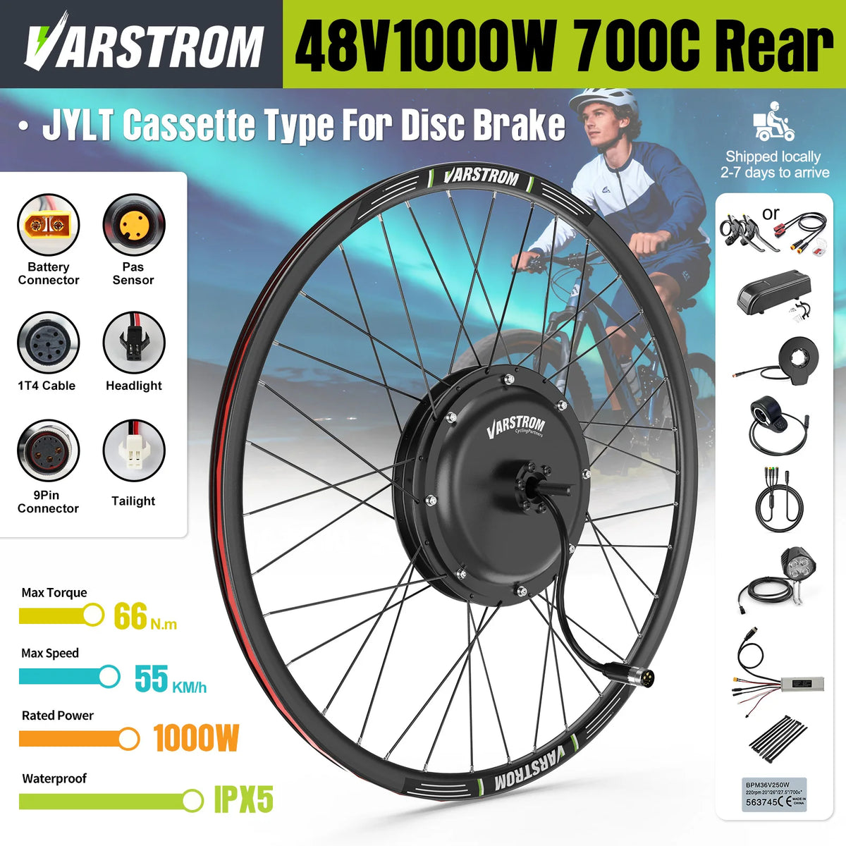 Bafang Rear Hub Drive Motor For Electric Bikes Cassette