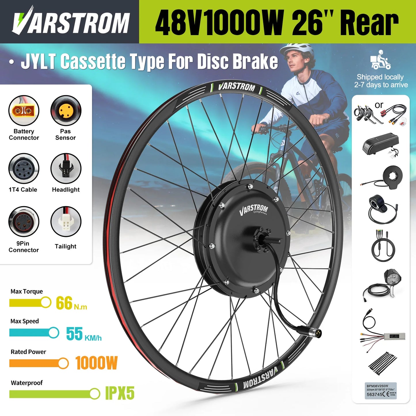 Bafang Rear Hub Drive Motor For Electric Bikes Cassette