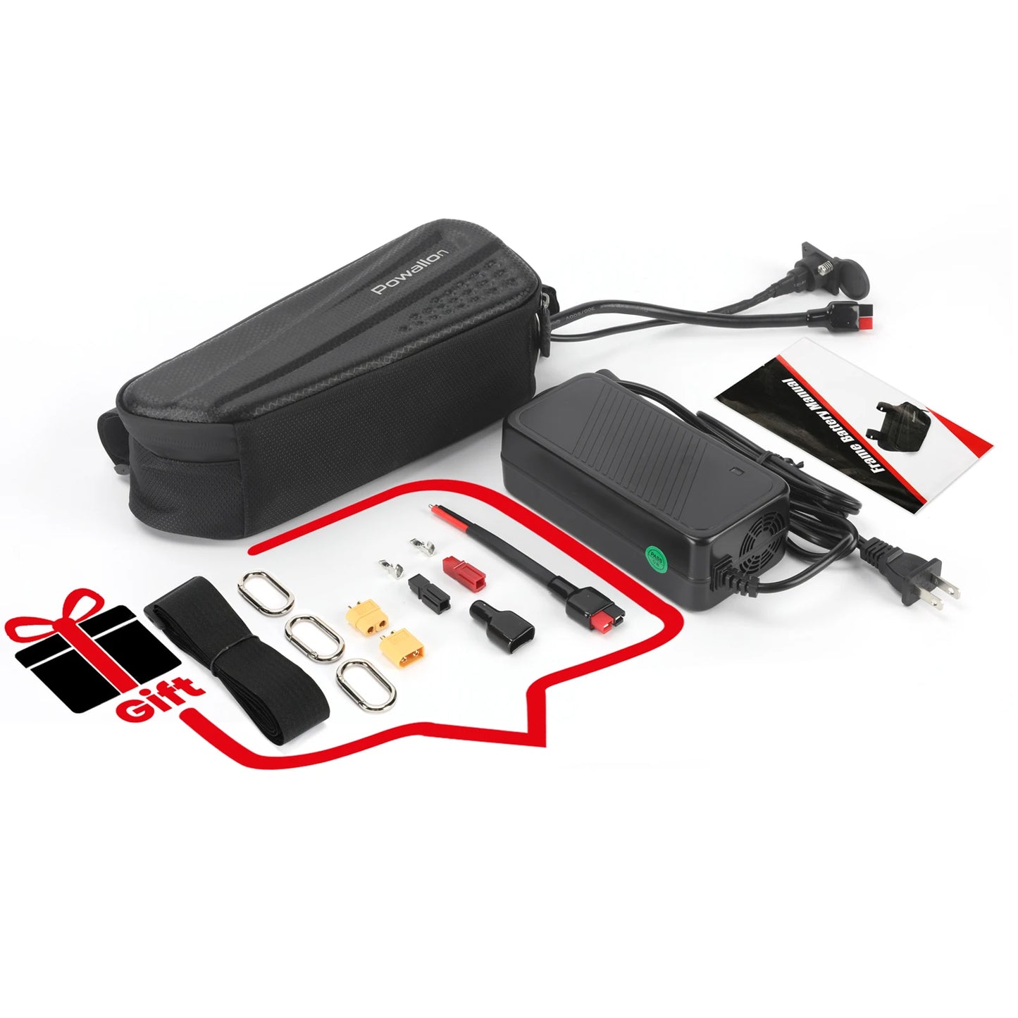 Waterproof Ebike Triangle Battery With Durable Protective Hard Case