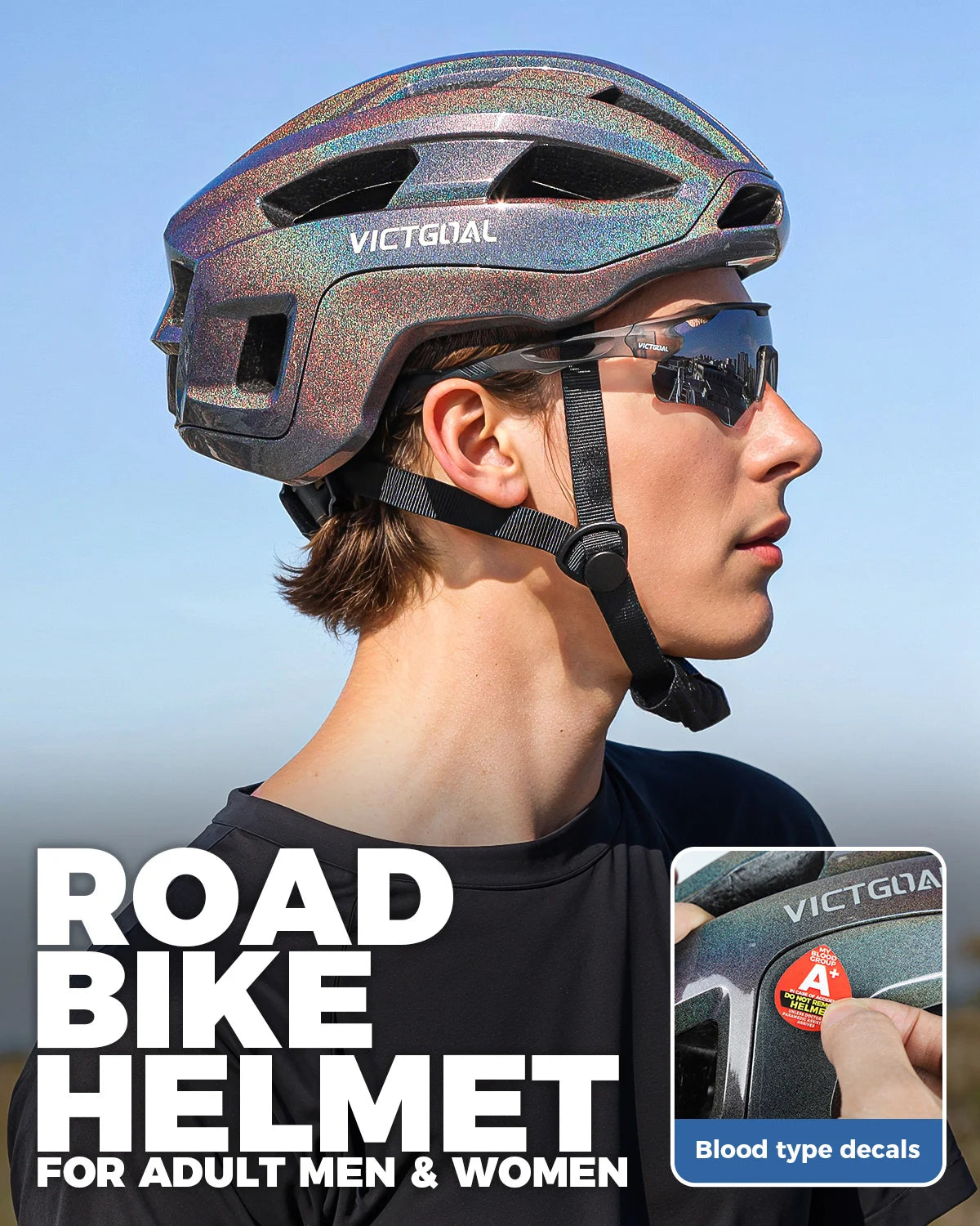 Victgoal Lightweight Cycling Helmet With Magnetic Taillight And Vents