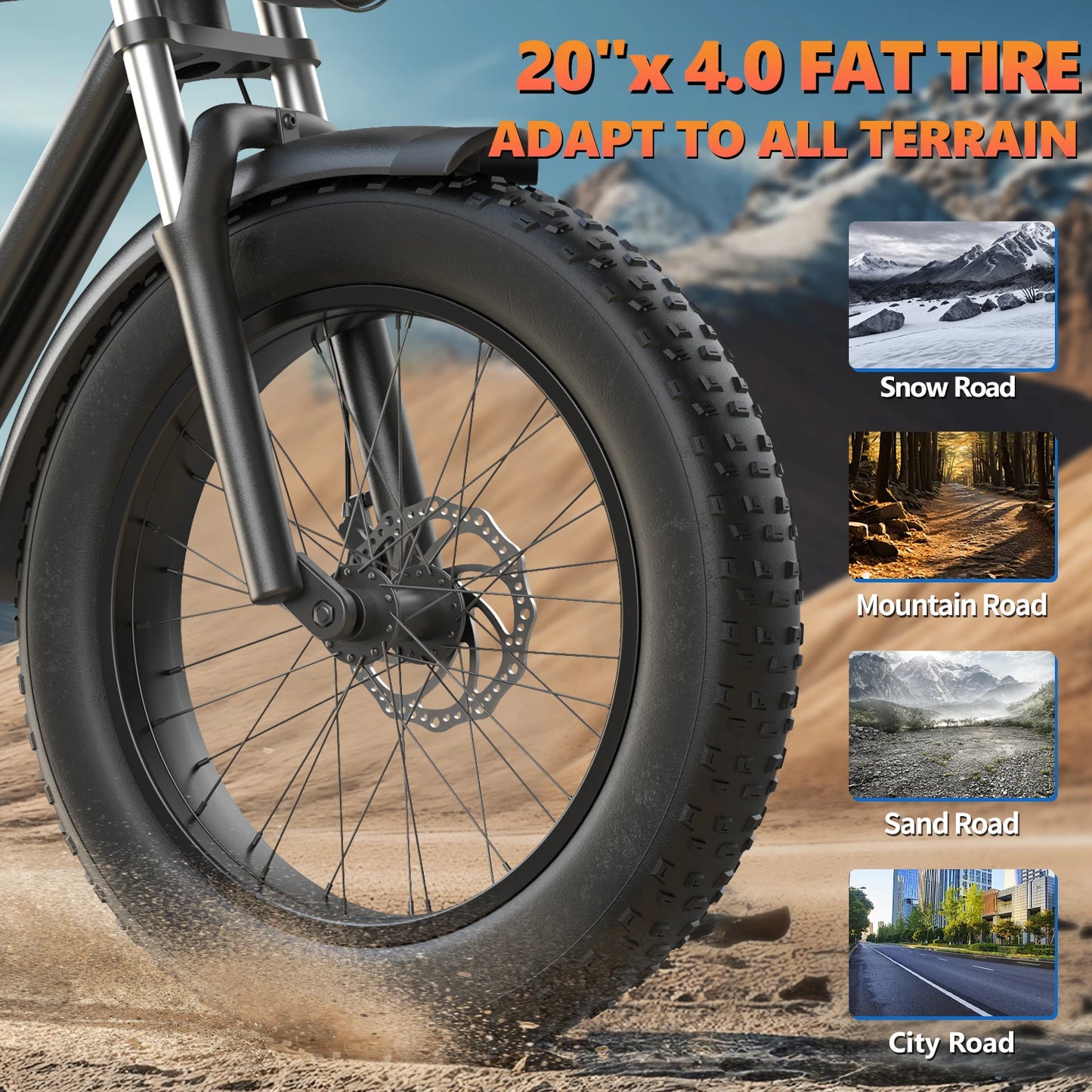 Kickwey K7 Pro Dual Motor Electric Mountain Adventure Bike