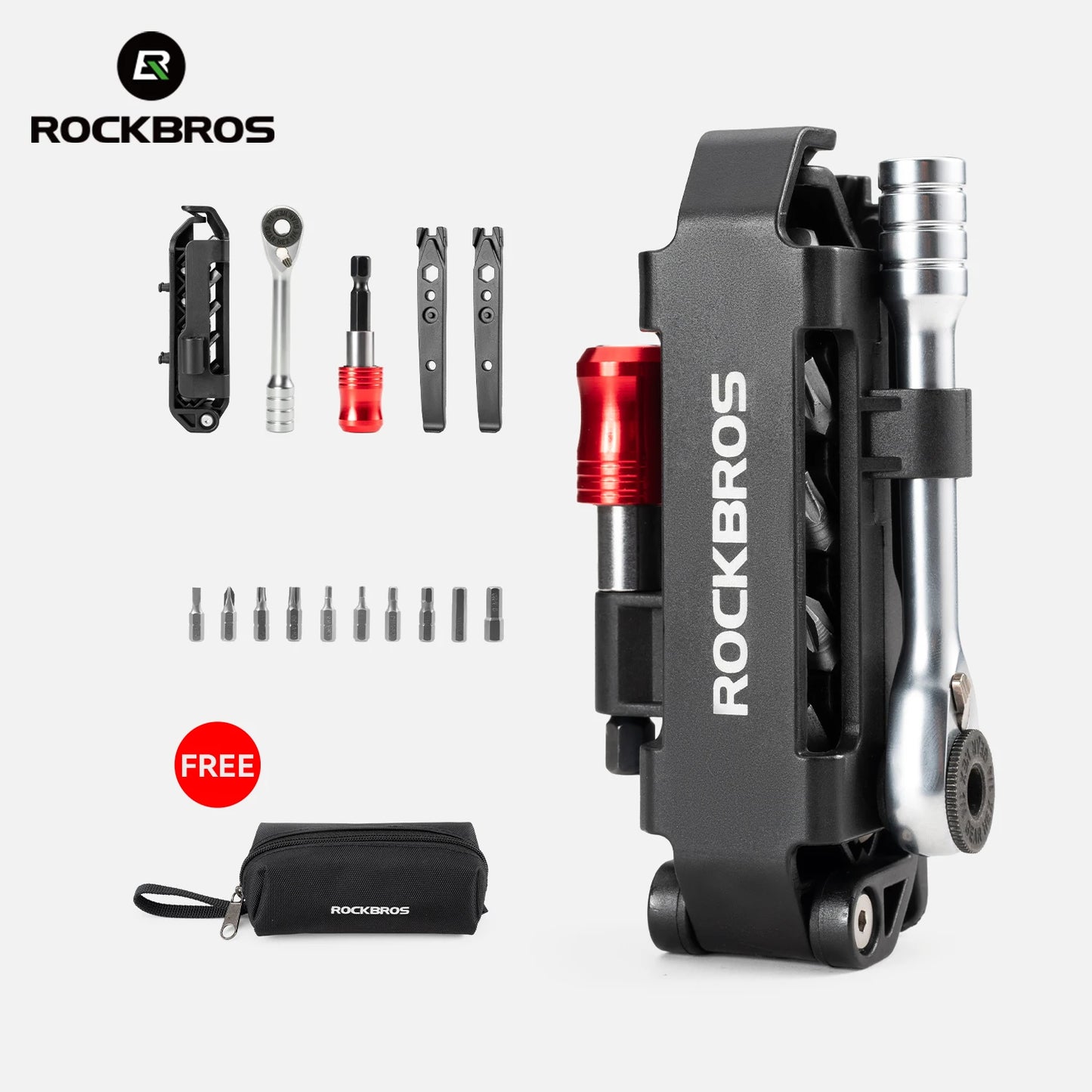 Rockbros Multifunctional Ratchet Wrench Set For Bicycles