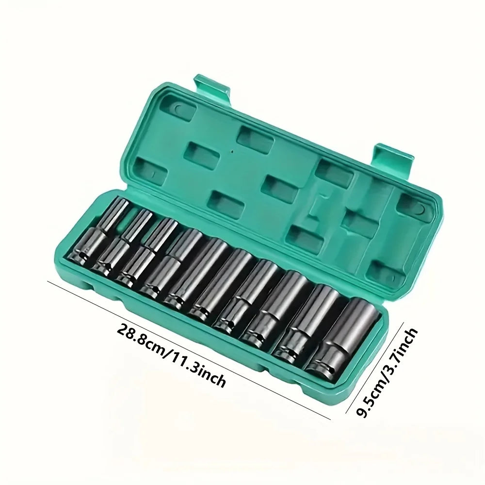 Durable Carbon Steel Impact Wrench Socket Set With Depth Drive