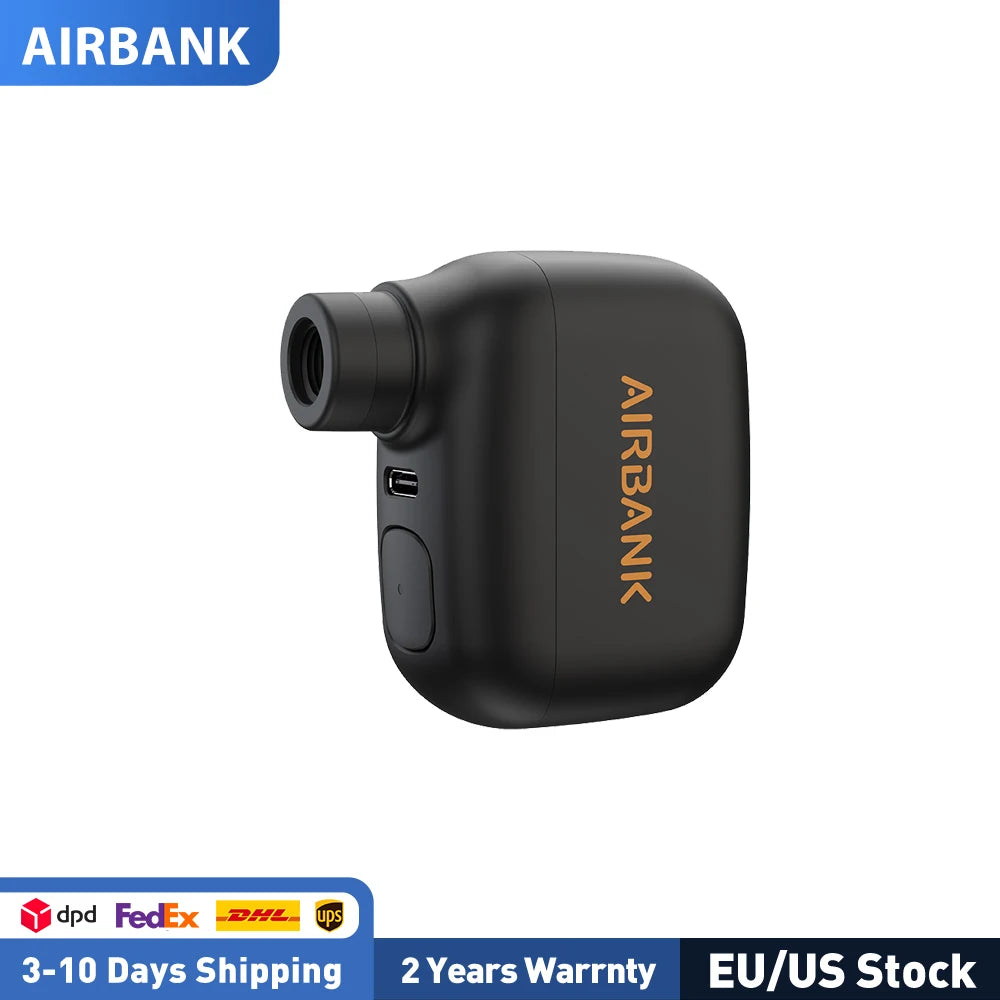 Airbank Portable Electric Bicycle Pump With Digital Display