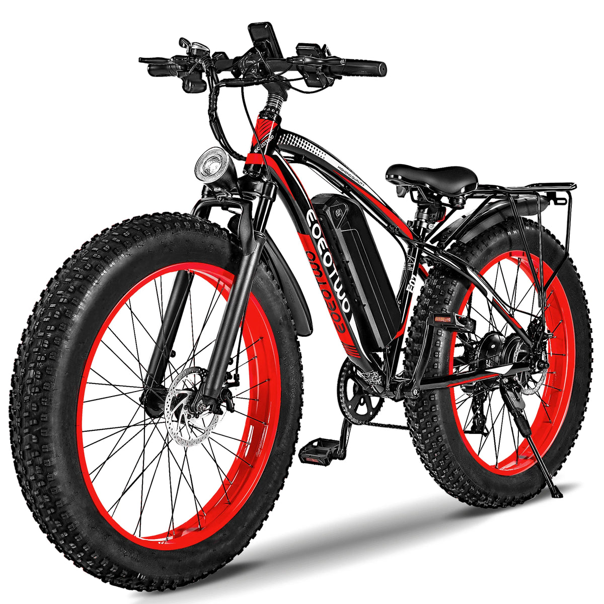 Eoeotwo 1500W Fat Tire Electric Bike With Extended Range Battery