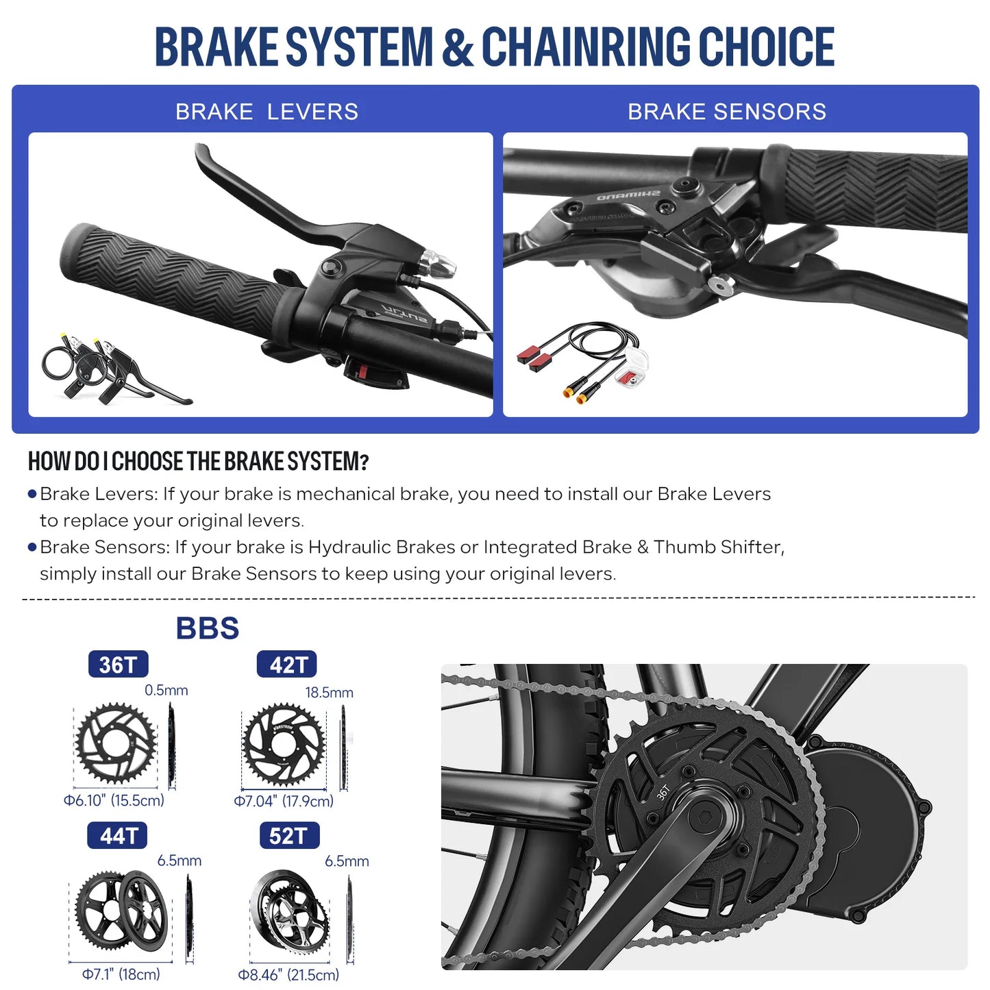 Bafang 750W Mid Drive Motor Kit Electric Bike Conversion System