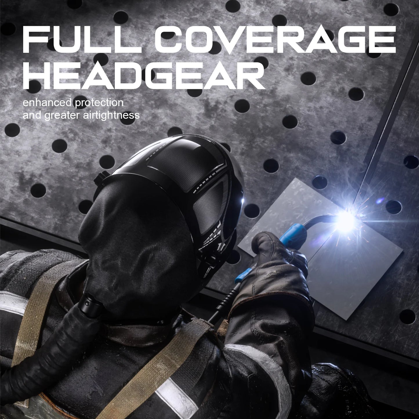 Andeli Auto Darkening Welding Helmet With Built In Respirator System