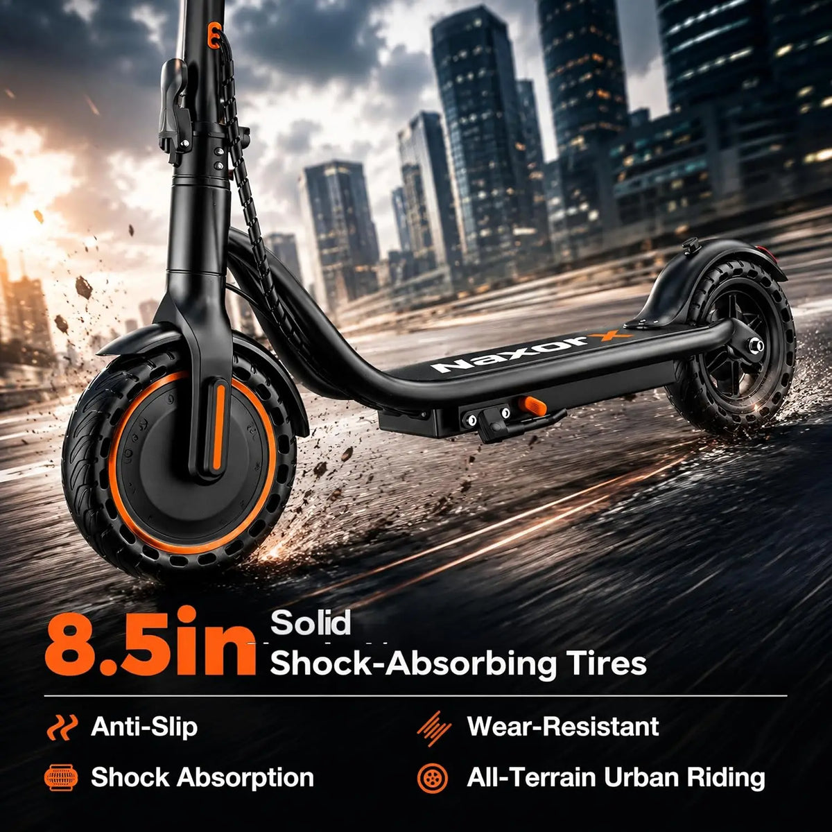 Maxshot 350W Foldable Electric Scooter With Smart App Control