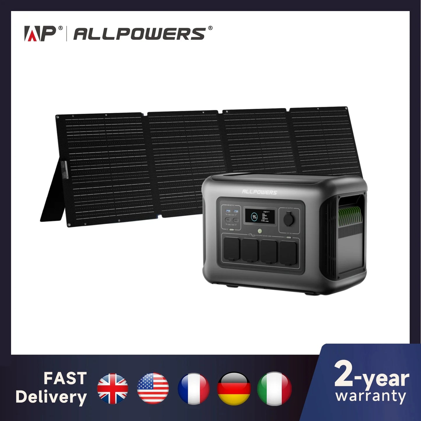 Allpowers R1500 Lite Portable Power Station With LiFePo4 Battery