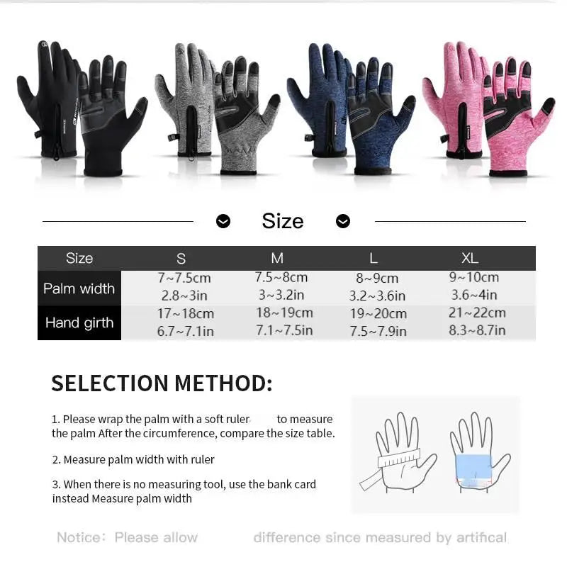 Vilico Thermal Touchscreen Winter Gloves For Cycling And Skiing
