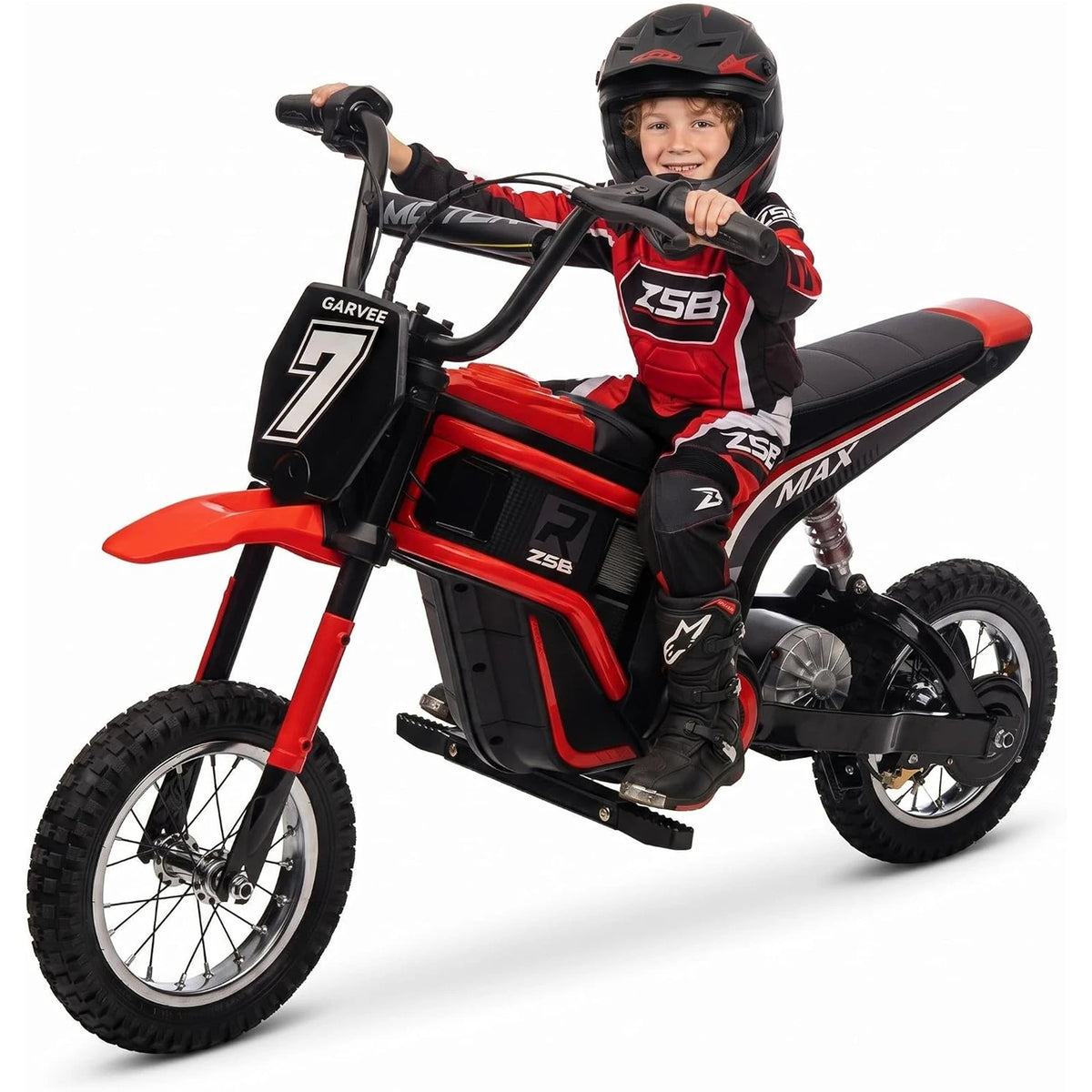 HiMiss Kids Electric Dirt Bike All Terrain Ride On Motorcycle