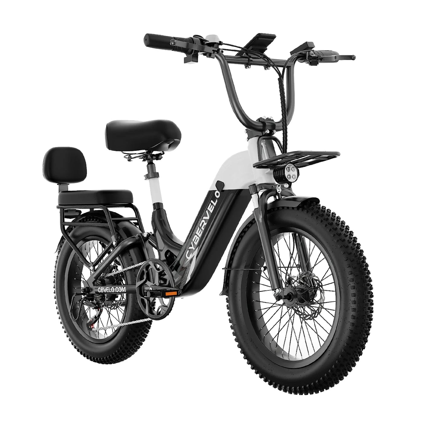 Cybervelo Step-Thru Electric Bike 1500W Peak 20AH 7-Speed Commuter