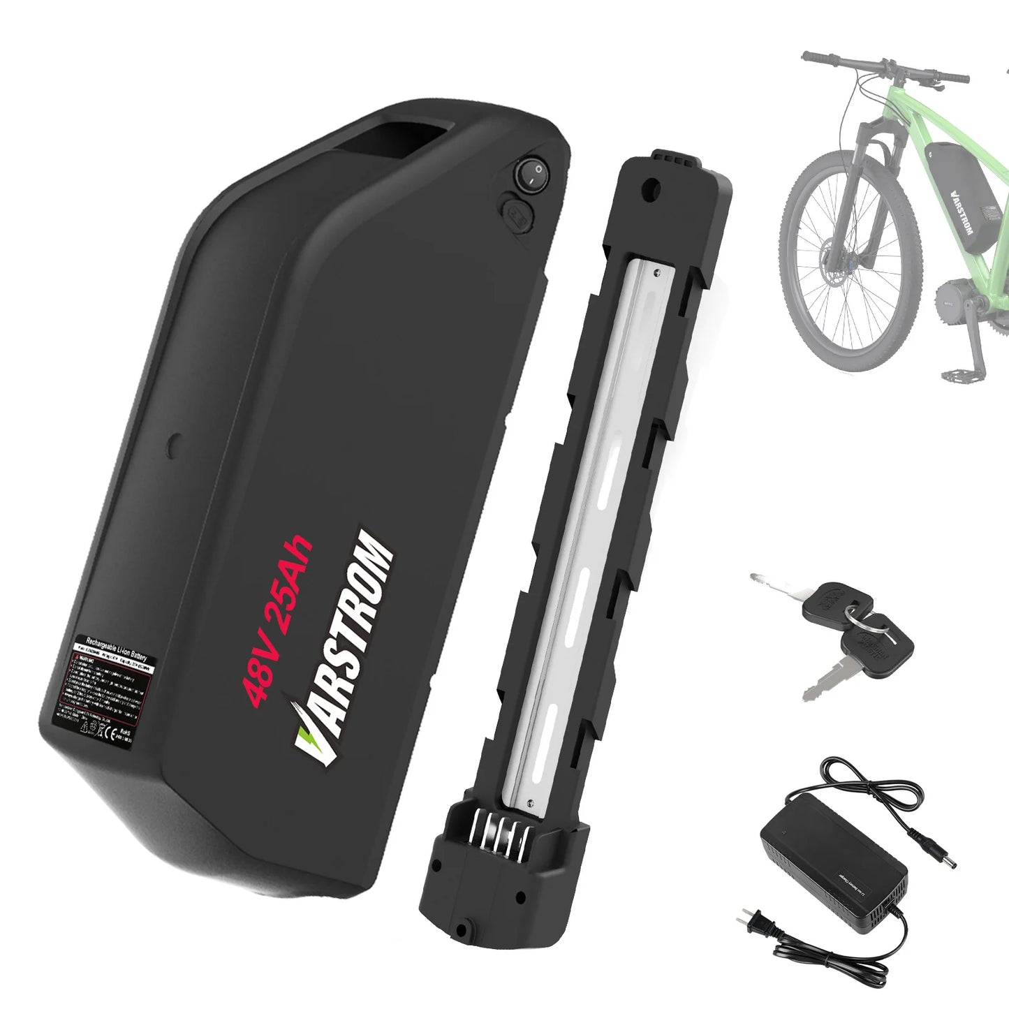 Varstrom Ebike Downtube Lithium Battery For Electric Bikes