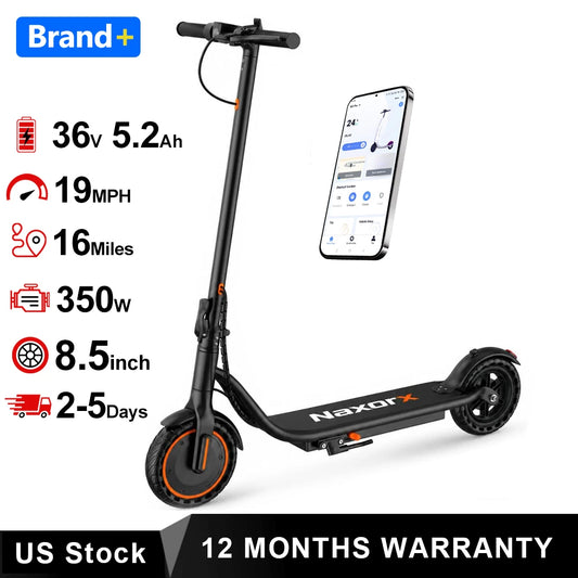 Maxshot 350W Foldable Electric Scooter With Smart App Control