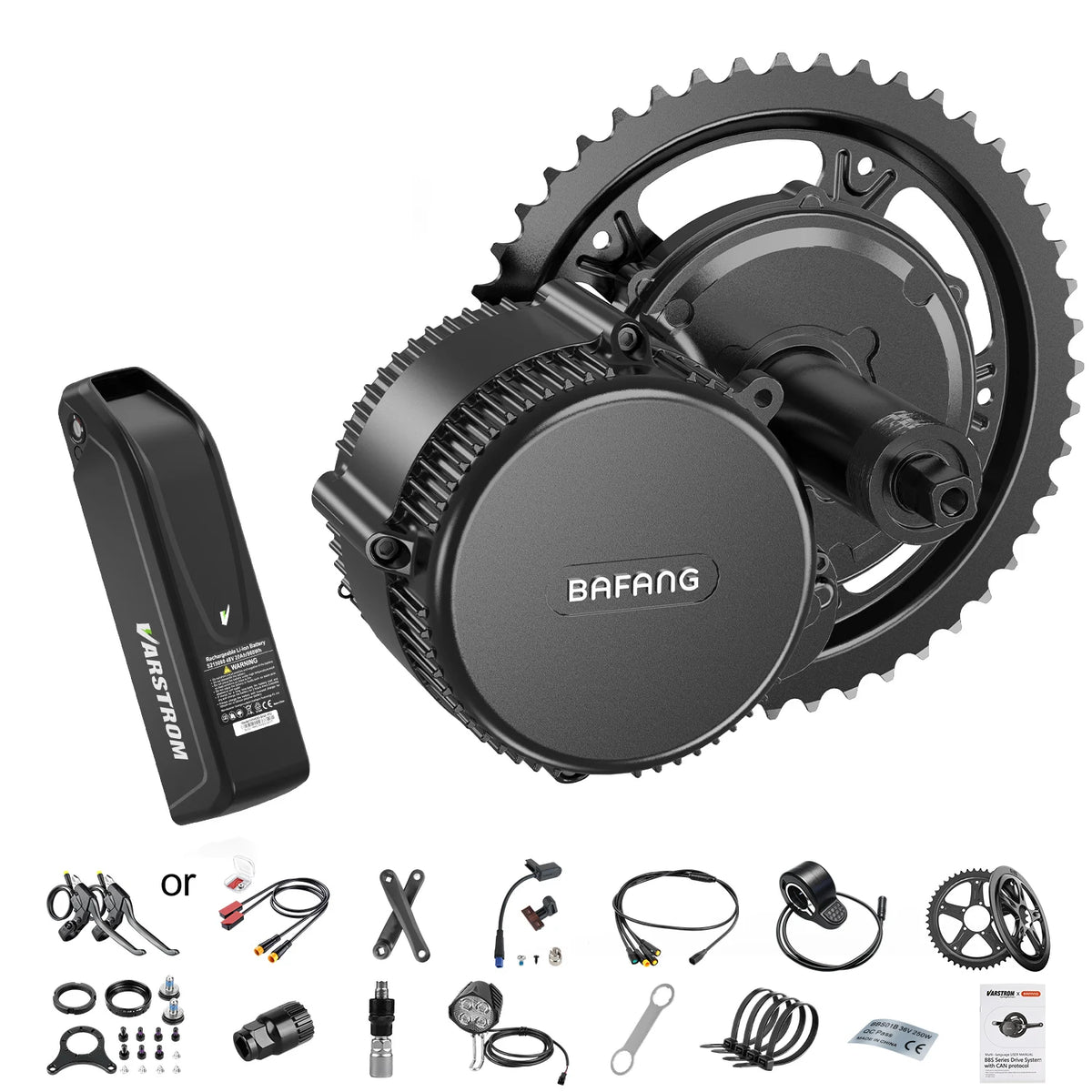Bafang 750W Mid Drive Motor Kit Electric Bike Conversion System